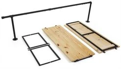 Pipeline Add-On Of 2 Shelves & Brackets W/ 1 Outrigger – Natural