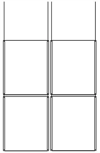 Workshop Series (4) 22 X 28 Ceiling Sign Holders With Chains And S Hooks - Clear