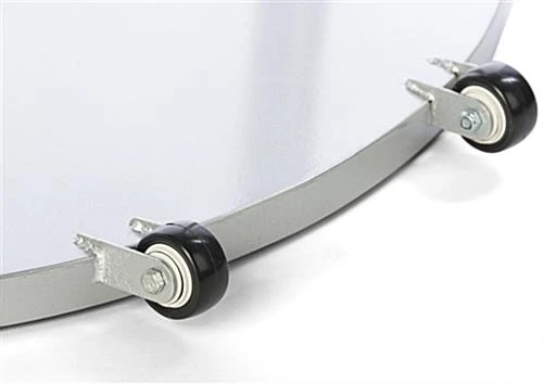 22 X 28 Rolling Poster Stands With Wheels, Double Sided - Silver - Image 4