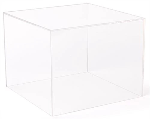 Clear Acrylic Cube Risers Made Of Recycled Material, Set Of 3 - Transparent - Image 2