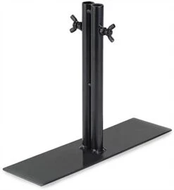 Art Display Grid Base With 2 Leg Supports, Rectangular - Black