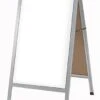 21 X 34 Write-On Board A-Frame, Dry Erase, Double Sided - White