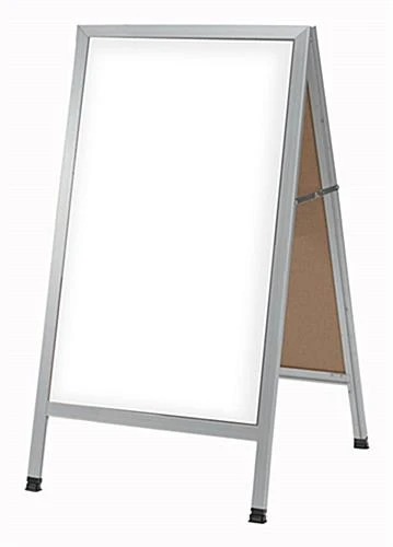 21 X 34 Write-On Board A-Frame, Dry Erase, Double Sided - White