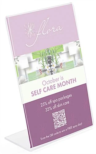 Angled Sign Holder - 11" X 17"