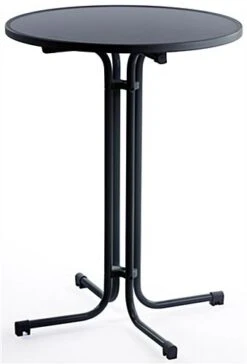 31 X 42 Round Cocktail Table - Black