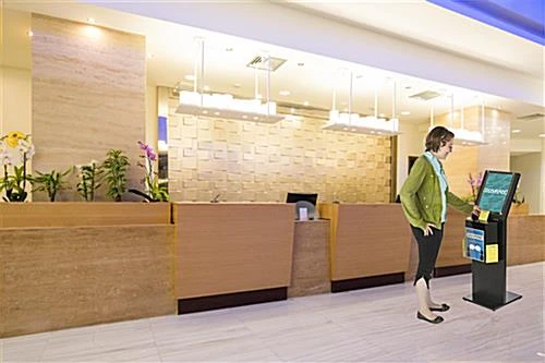 Acrylic Ballot Box With 11 X 14 Sign Holder, 2 Side Pockets, Floor Standing - Black - Image 5