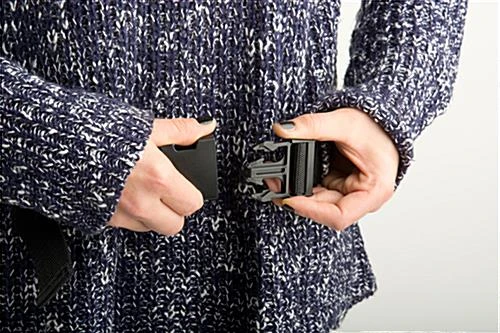 Backpack With 31" Rectangular Banner, Double-sided Custom Graphics - Image 4