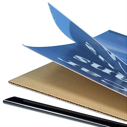 18 X 24 Poster Frame For Wall, Thin Cardboard Backer, Plastic Extrusion - Black - Image 2