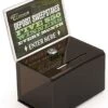 Acrylic Ballot Box With Lock & 6 X 4 Header - Black