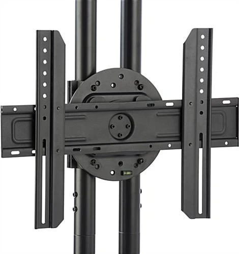 Portable TV Stand W/ Rotating Bracket Fits Monitors 32”-70”, Travel Case - Black - Image 6