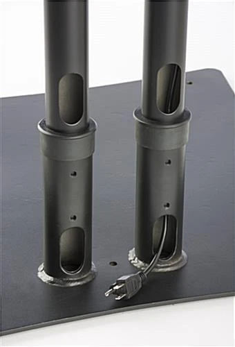 Portable TV Stand W/ Rotating Bracket Fits Monitors 32”-70”, Travel Case - Black - Image 8