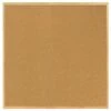 48 X 48-Inch Cork Bulletin Board With Wooden Frame - Oak