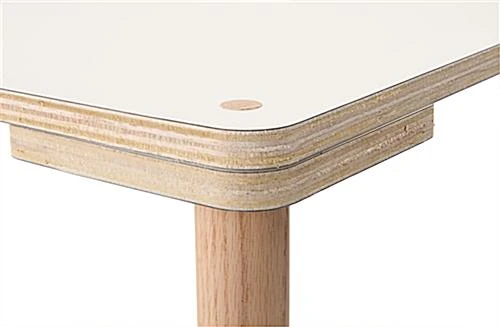 Nesting Display Tables, Knockdown Design, Rectangular, Set Of 2 - Natural - Image 8