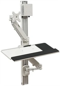 Wall Mounted Computer Workstation With Foldable Design