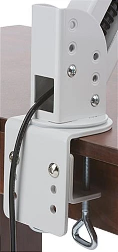 Monitor Arm With Keyboard Tray For Sitting Or Standing - Image 8