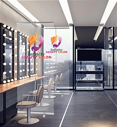 Retractable Sneeze Shield, Floor Standing, Custom Graphics - Clear - Image 8