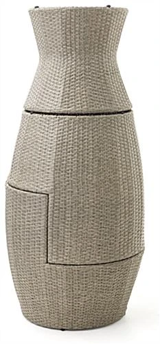 3 Piece Wicker Patio Set With Weather-Resistant Build And Stackable Design - Taupe - Image 7