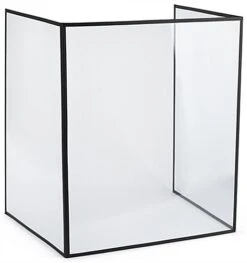 20 X 24 Desktop Sneeze Shield, PVC, Three Panels, Folding, Set Of 10 - Clear