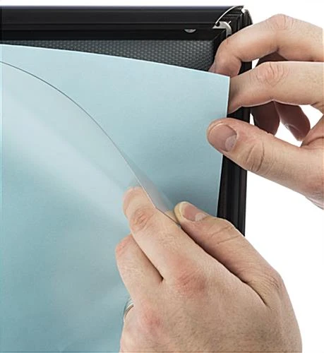 11 X 17 Sign Stand, Snap Open, Double Sided - Black - Image 6