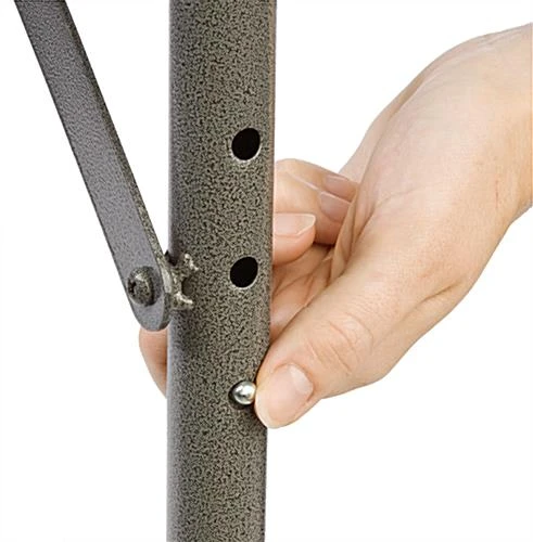 8.5' Folding Table, Height Adjustable - White - Image 5