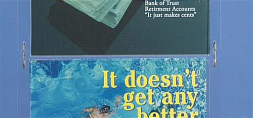 Workshop Series 11 X 8.5 Acrylic Sign Frame For Ceiling Hanging - Clear - Image 2