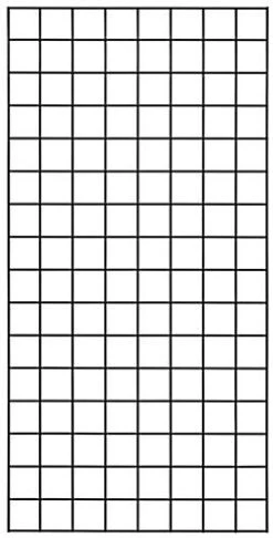 24 X 48 Metal Gridwall Panels, Set Of 2 - Black