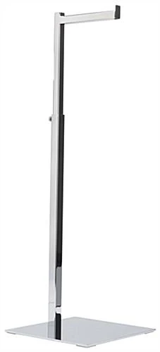 Steel Handbag Stand For Countertop Use, Height Adjustable - Silver