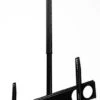 Ceiling TV Mount, Fits 37 To 70" Monitors, 360 Rotation, Adjustable Height - Black