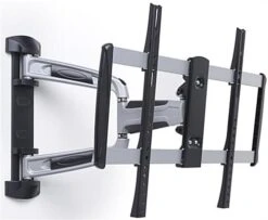 Curved & Flat TV Wall Mount W/ Articulating Arm, For Screens 37”-70”, Tilting - Black
