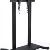 TV Stand For Floor With Wheels, Fits 50”-110” Monitors, Tilting Bracket - Black