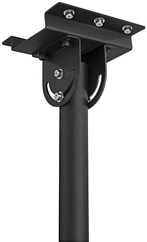 Ceiling TV Mount For (2) 30"-60” Monitors, Tilting Bracket, Adjustable Height - Black - Image 4