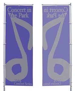 31 X 94-Inch Flag With Custom 2 Color Printing, Single-sided