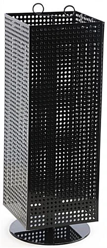 Counter Pegboard Spinner Rack, Magnetic– Black