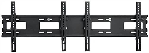 Video Wall Mount For (2) 26" - 32" TV Screens, Tilting Bracket - Black - Image 2