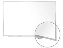 72 X 48 Write-On Board, Wall Mount, Dry Erase, Magnetic, Utensil Tray – White