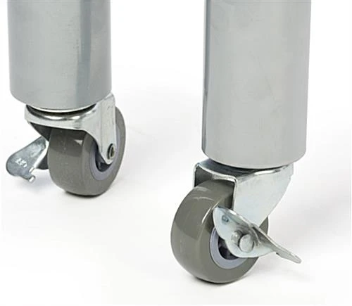 Nesting Display Tables With 4 Tiers, Swiveling - White - Image 6