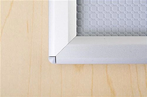 8 X 10 Sign Frame For Wall, Snap Open - Silver - Image 4