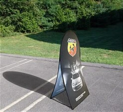 European Collapsible Banners Featuring Full-Color Digital Print