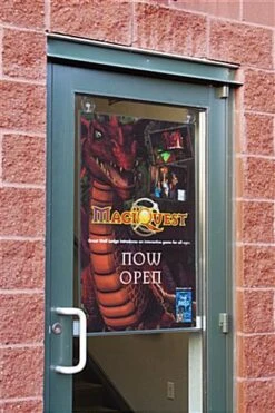 24 X 36 Sign Holder For Wall Or Window, Adhesive Tape And Suction Cups - Clear