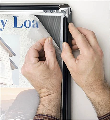 13 X 19 Poster Frame For Wall, Snap Open, 32mm Profile - Black - Image 5