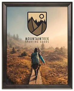 16 X 20 Poster Frame For Wall, Snap Open, 32mm Profile - Black