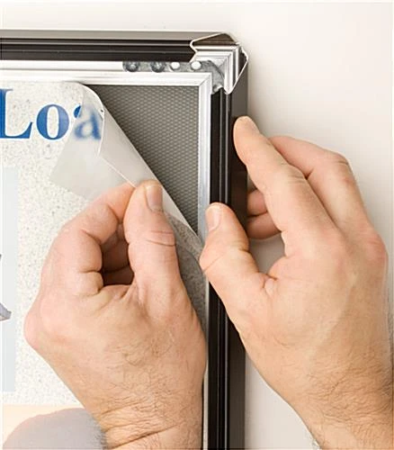 18 X 24 Poster Frame For Wall, Snap Open, 32mm Profile - Black - Image 5