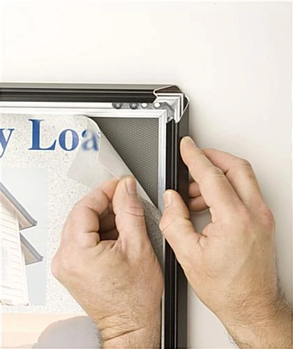 22 X 28 Poster Frame For Wall, Snap Open, 32mm Profile - Black - Image 5