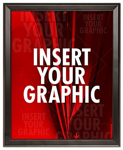 22 X 28 Poster Frame For Wall, Snap Open, 32mm Profile - Black - Image 6