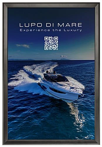 22 X 28 Poster Frame For Wall, Snap Open, 32mm Profile - Black