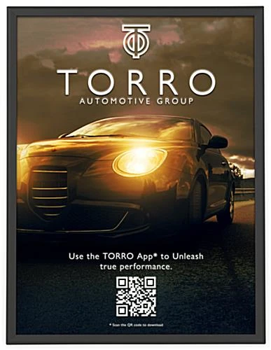 30x40 Frame With Snap-Open Edges