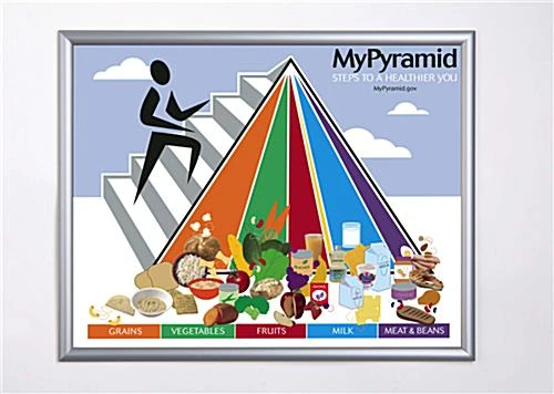 22 X 28 Poster Frame For Wall, Snap Open, 25mm Profile - Silver