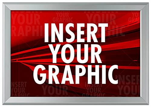 13 X 19 Poster Frame For Wall, Snap Open, 32mm Profile - Silver - Image 6