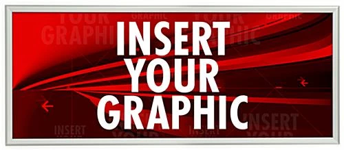 22 X 56 Poster Frame For Wall, Snap Open, 32mm Profile - Silver - Image 4