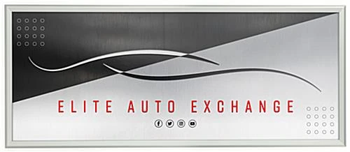 22 X 56 Poster Frame For Wall, Snap Open, 32mm Profile - Silver